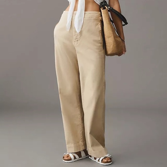 MOTHER Denim - MOTHER The Cinch Greaser High-Rise Wide-Leg Ankle Jeans 25